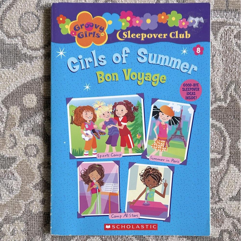 4/$20 Groovy Girls Sleepover Club #8 Girls of Summer Bon Voyage Softcover Book
